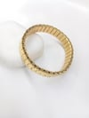 Gold Renk Lastikli Çelik Bileklik / Model 422