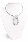 Gümüş Renk Choker Kolye / Model 117