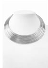 Gümüş Renk Choker Kolye / Model 125