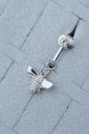 Kıstırmalı Göbek Piercing / Model 123