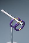 Mor Çelik Küpe / Model 620