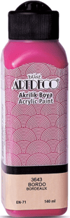 ARTDECO AKRİLİK BOYA 140ML BORDO 3643