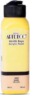 ARTDECO AKRİLİK BOYA 140ML SARI 3601