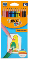BİC KURU BOYA KALEMİ 12 RENK