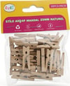 FUFİ AHŞAP MANDAL 25 MM NATUREL