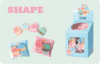 GIPTA SİLGİ SHAPE 2 lİ PAKET 36 lı STAND K2358