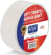 KRAF ÇİFT TARAFLI KÖPÜK BANT 38mm x 5m 