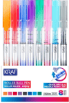 KRAF ROLLER KALEM ENJOY İĞNE UÇ 0.5mm 8 RENK SET