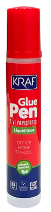 KRAF YAPIŞTIRICI SIVI GLUE PEN 55ml 12 li