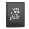 SİYAH DEFTER 14x20 SPRALLİ