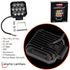 Carub 12-24V Çalışma Lambası Kare 10 Led 27W 3 Fonksiyonlu 110x110x37mm BR3010581