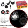 Carub 12-36V Dekoratif Lamba Led Göz+Emoji+Logo 33 Lens Kumandalı 80x95x60 mm BR3010608