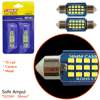 Carub 12V-24V Sofit Ampul 36 mm 15 Led Canbus Metal Beyaz BR0402243
