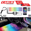 Carub 12V Led Lamba Ayak Altı Kumandalı Pixel Ledli Telefon Ayarlı 4 lü BR4283711