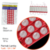 Carub 12V Parmak Lamba Led Camlı Soft Kırmızı 10 lu BR0409930