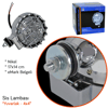 Carub 12V Sis Lambası 4x4 Yuvarlak Nikel Beyaz 17x14 cm Emark Belgeli BR3017201