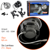 Carub 12V Sis Lambası Yuvarlak 6,5 cm Beyaz BR3047002