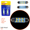 Carub 12V Sofit Ampul 39 mm 6 Led SMD Beyaz BR0402230