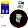 Carub 12V T10 Ampul 4 Led SMD Fiber Beyaz BR0400205