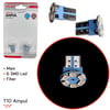 Carub 12V T10 Ampul 6 SMD Led Fiber Mavi BR0400208