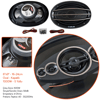 Carub 16x22 cm Oval Hoparlör 6x9 inç Kapaklı 1000W 5 Çıkışlı BR2749923