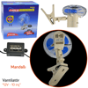 Carub Araç Vantilatörü 12V 10 inç Mandallı BR6400404