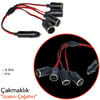 Carub Çakmaklık Uzatıcı 9-30V Dişi 4 lü BR1700816