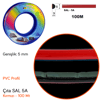Carub Çıta SAL 5A 5 mm x 100 mt Kırmızı BR1500101