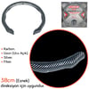 Carub Fiber Direksiyon Kılıfı Karbon Uzun Silver BR1850123