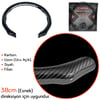 Carub Fiber Direksiyon Kılıfı Karbon Uzun Siyah BR1850120