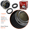 Carub Hava Filtresi Tuning Krom-Gri 15cmx15,5cm (Giriş 2 Aparatlı) BR4686303