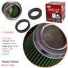 Carub Hava Filtresi Tuning Krom-Yeşil 15cmx15,5cm (Giriş 2 Aparatlı) BR4686302