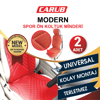 Carub Koltuk Minderi Modern Spor Kırmızı 2 li BR4818104