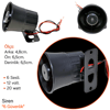 Carub Siren Güvenlik 12V 20W 6 Sesli 4,8cm BR2741105