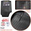 İmage Ford Connect 2003-2015 Siyah Kauçuk Paspas 5 Parça