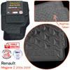 İmage Renault Megane 2 2004-2009 Siyah Kauçuk Paspas 5 Parça