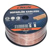 KGN Hoparlör Kablo 2x1 100 mt Bitişik Şeffaf-Kırmızı 1203012