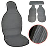 NYF 01 Terletmez Minder Pamuklu Gri 3 lü Set (2 Ön Pilot + 1 Arka Oturma)