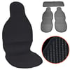 NYF 05 Terletmez Minder Pamuklu Füme-Siyah 3 lü Set (2 Ön Pilot + 1 Arka Oturma)
