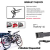 NYF ACS Basic Bisiklet Taşıyıcı - 2 Bisiklet Taşıma Aparatı (Süngerli Model)