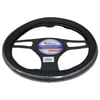 NYF FX-004 Geçmeli Direksiyon Kılıfı Çember Parlak Karbon Beyaz 38 cm