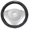 NYF FX-006 Geçmeli Direksiyon Kılıfı Çember Parlak Karbon Füme 38 cm