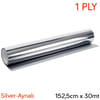 NYF Optix 1 Ply Çizilmez Cam Filmi Silver-Aynalı 152,5 cm x 30 mt