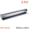 NYF Optix 2 Ply Çizilmez Cam Filmi Silver-Aynalı 152,5 cm x 60 mt