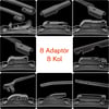 RBW 91121 Multi-Fit 8 Adaptörlü 21 inç / 530 mm Muz Silecek