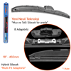 RBW 92818 Hybrid Multi-Fit 8 Adaptörlü 18 inç / 450 mm Silecek