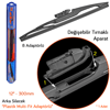 RBW 95012 Plastik Multi-Fit 8 Adaptörlü 12 inç / 300 mm Arka Silecek