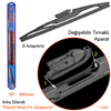 RBW 95015 Plastik Multi-Fit 8 Adaptörlü 15 inç / 380 mm Arka Silecek
