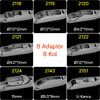 RBW 95016 Plastik Multi-Fit 8 Adaptörlü 16 inç / 400 mm Arka Silecek