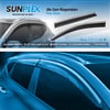 Sunplex Citroen C5 Aircross 2017-2025 Kromlu Cam Rüzgarlığı 4 lü